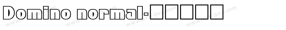 Domino normal字体转换